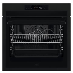 AEG BPE748380T 63.5cm Built In Electric Single Oven - Matt Black