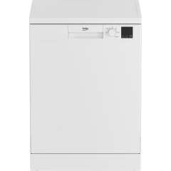 Beko DVN05C20W Full Size Dishwasher - White - 13 Place Settings