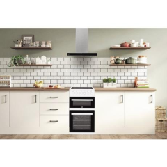 Beko EDVC503W 50cm Electric Double Oven - White