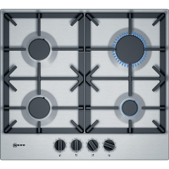 Neff T26DS49N0 58cm Gas Hob - Stainless Steel